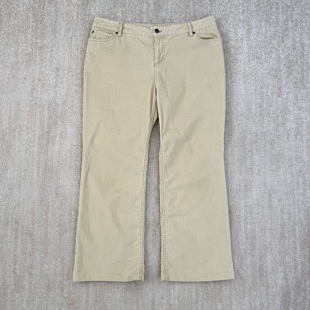 J. Jill Corduroy Cotton Stretch Pants 14 Petite
